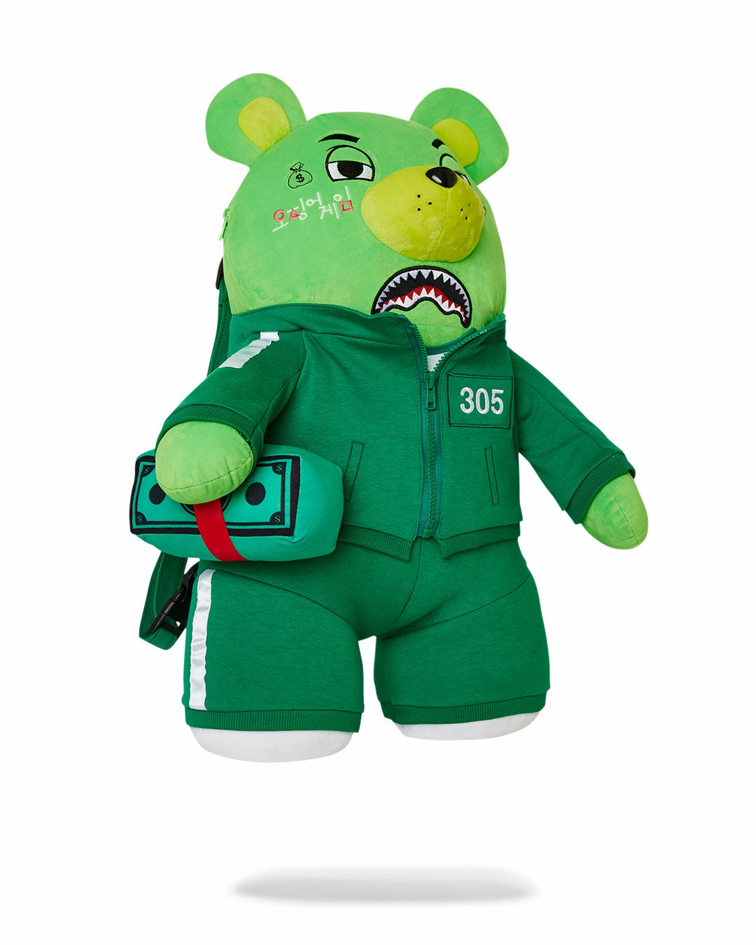 SQUID GAME COLLAB CONTESTANT MONEYBEAR BACKPACK | Sprayground Outlets
