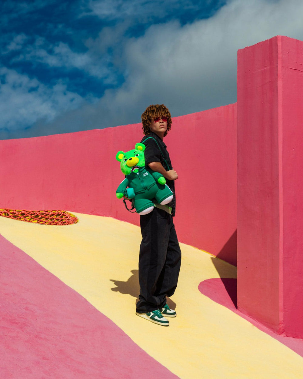 SQUID GAME COLLAB CONTESTANT MONEYBEAR BACKPACK | Sprayground Outlets
