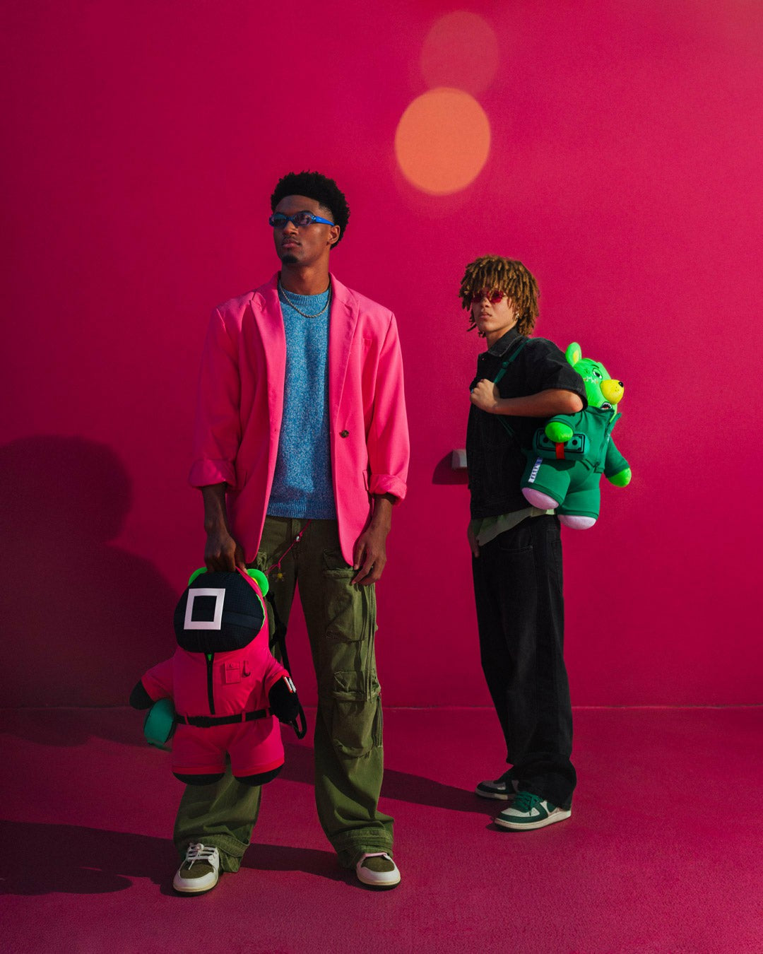 SQUID GAME COLLAB CONTESTANT MONEYBEAR BACKPACK | Sprayground Outlets