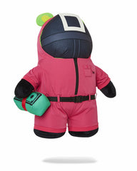 SQUID GAME COLLAB PINK SOLDIERS BEAR BACKPACK | Sprayground Bargain