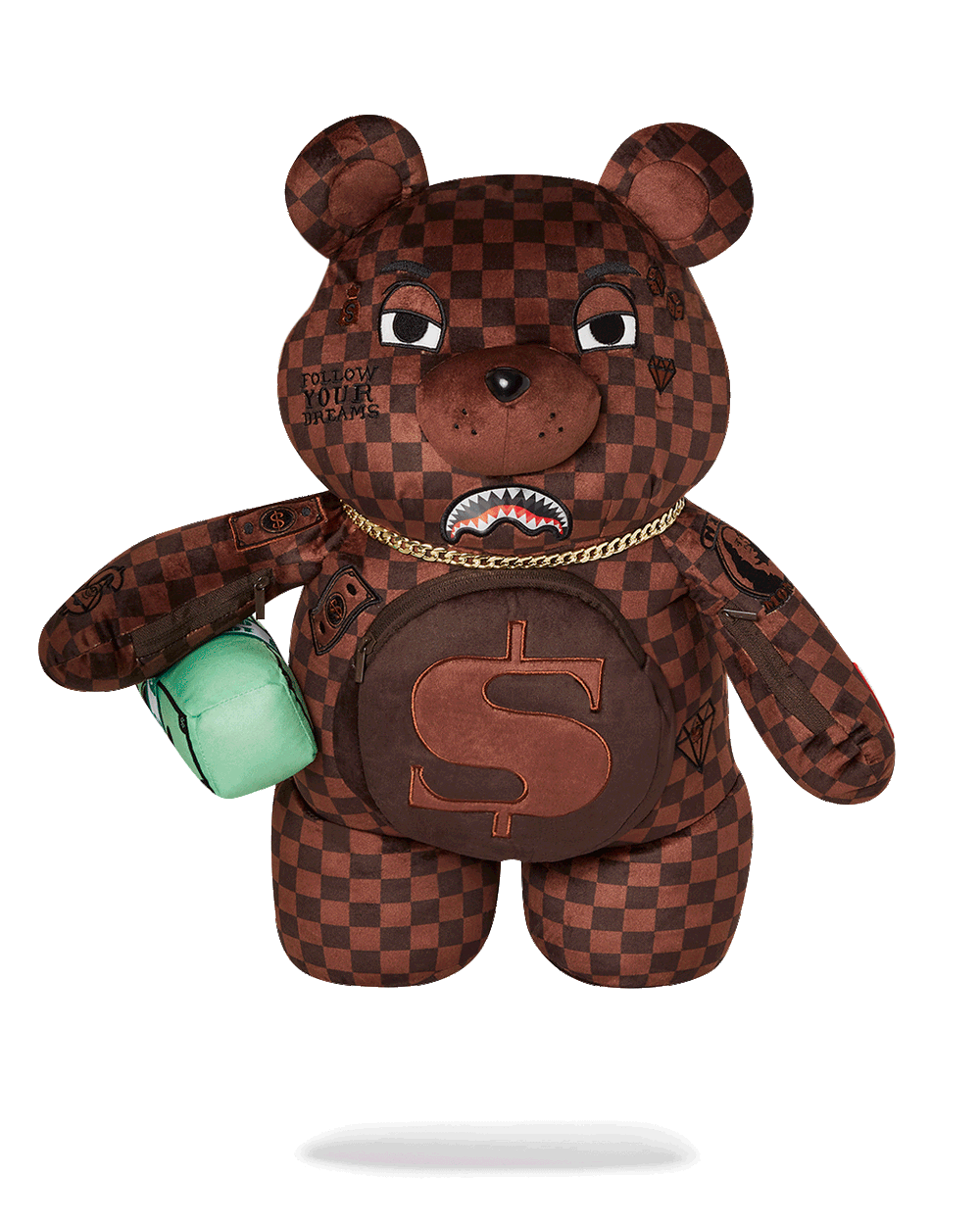LENTICULAR EFFECTS MONEYBEAR TEDDYBEAR BACKPACK | Sprayground Hot Deal