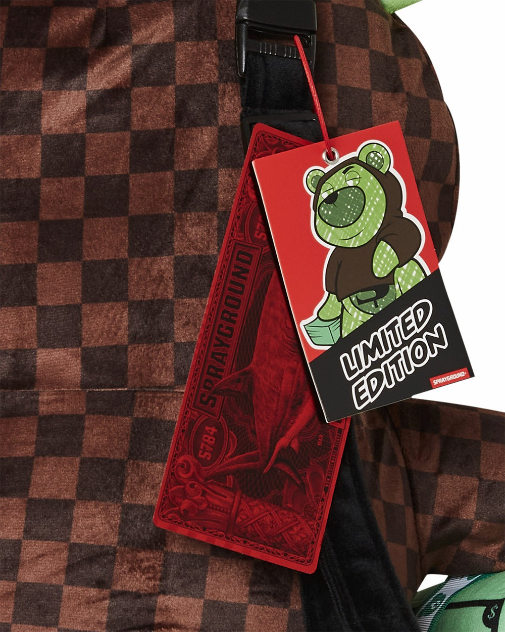 SHARKS IN PARIS FADE AWAY HOODIE MONEYBEAR TEDDYBEAR BACKPACK | Sprayground Limited Offer
