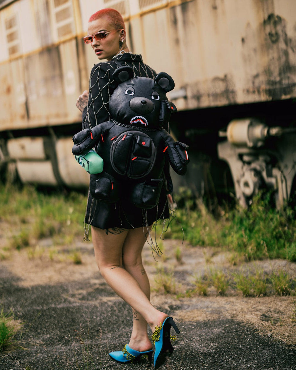 AIRFREIGHT MONEYBEAR TEDDYBEAR BACKPACK | Sprayground Outlets