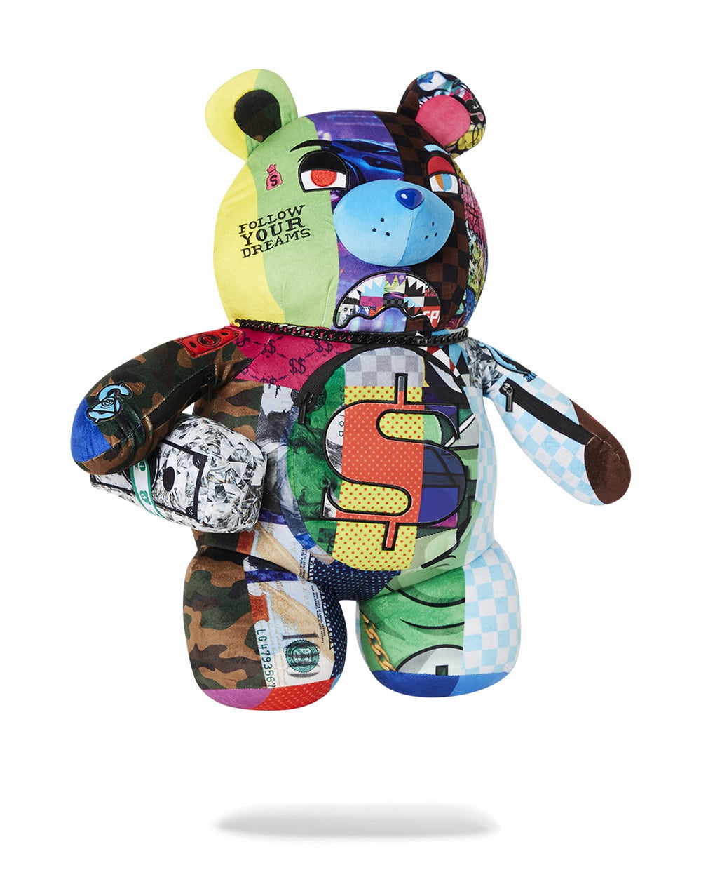 SHARK MASTERPIECES MONEYBEAR TEDDYBEAR BACKPACK | Sprayground Bargain