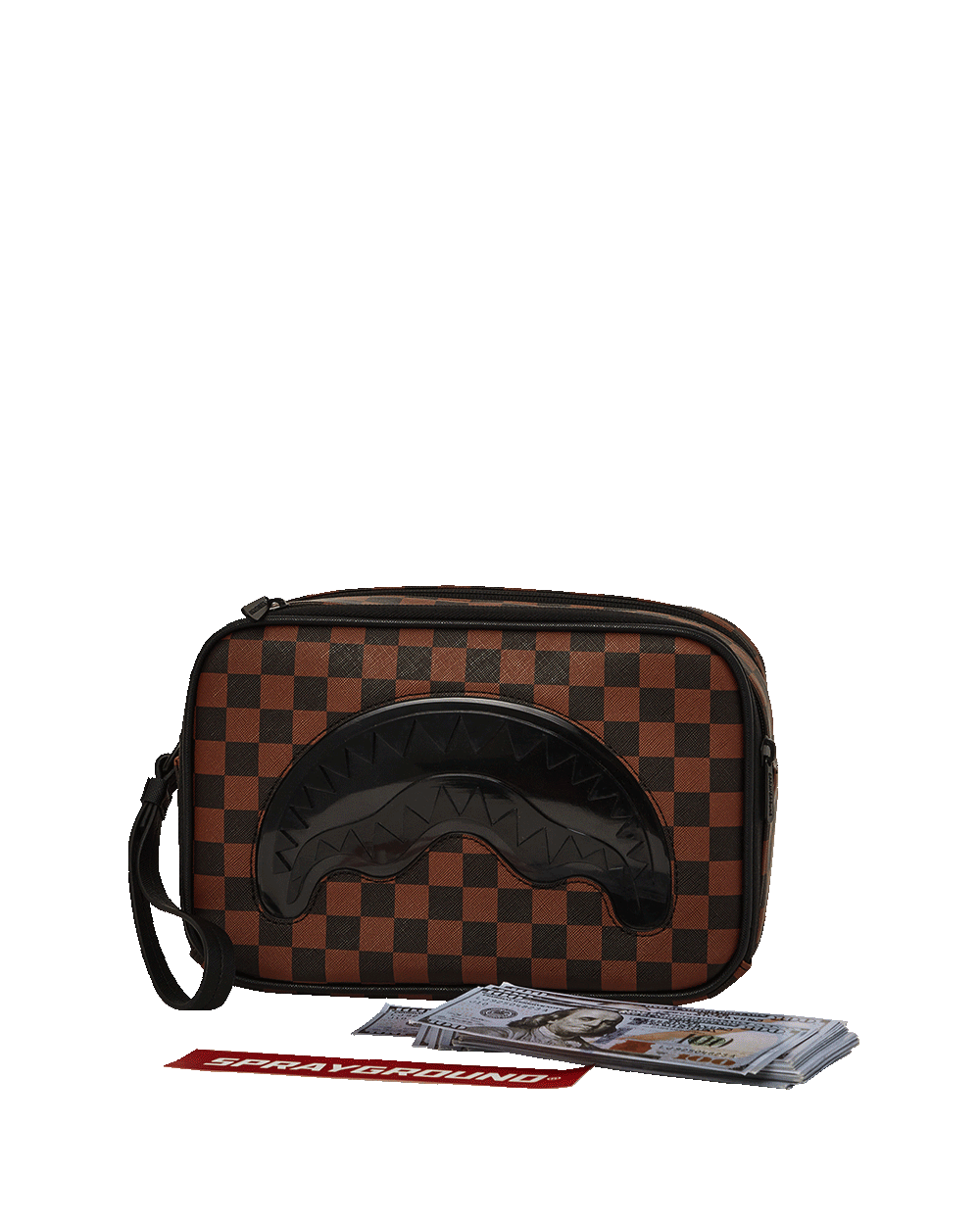 SHARKS IN PARIS CLEAR FOR TAKEOFF TOILETRY BAG | Sprayground Sale