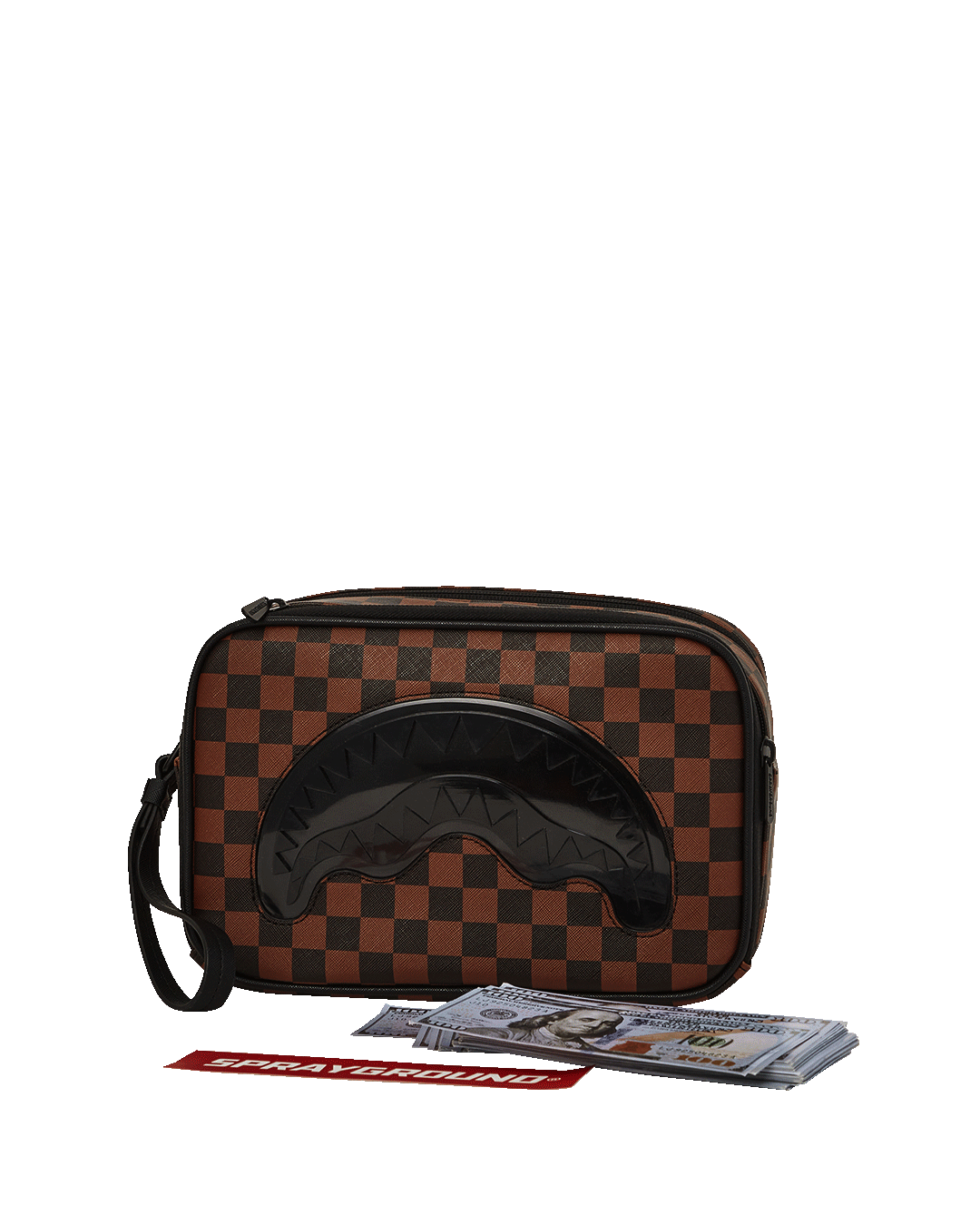 SHARKS IN PARIS CLEAR FOR TAKEOFF TOILETRY BAG | Sprayground Sale