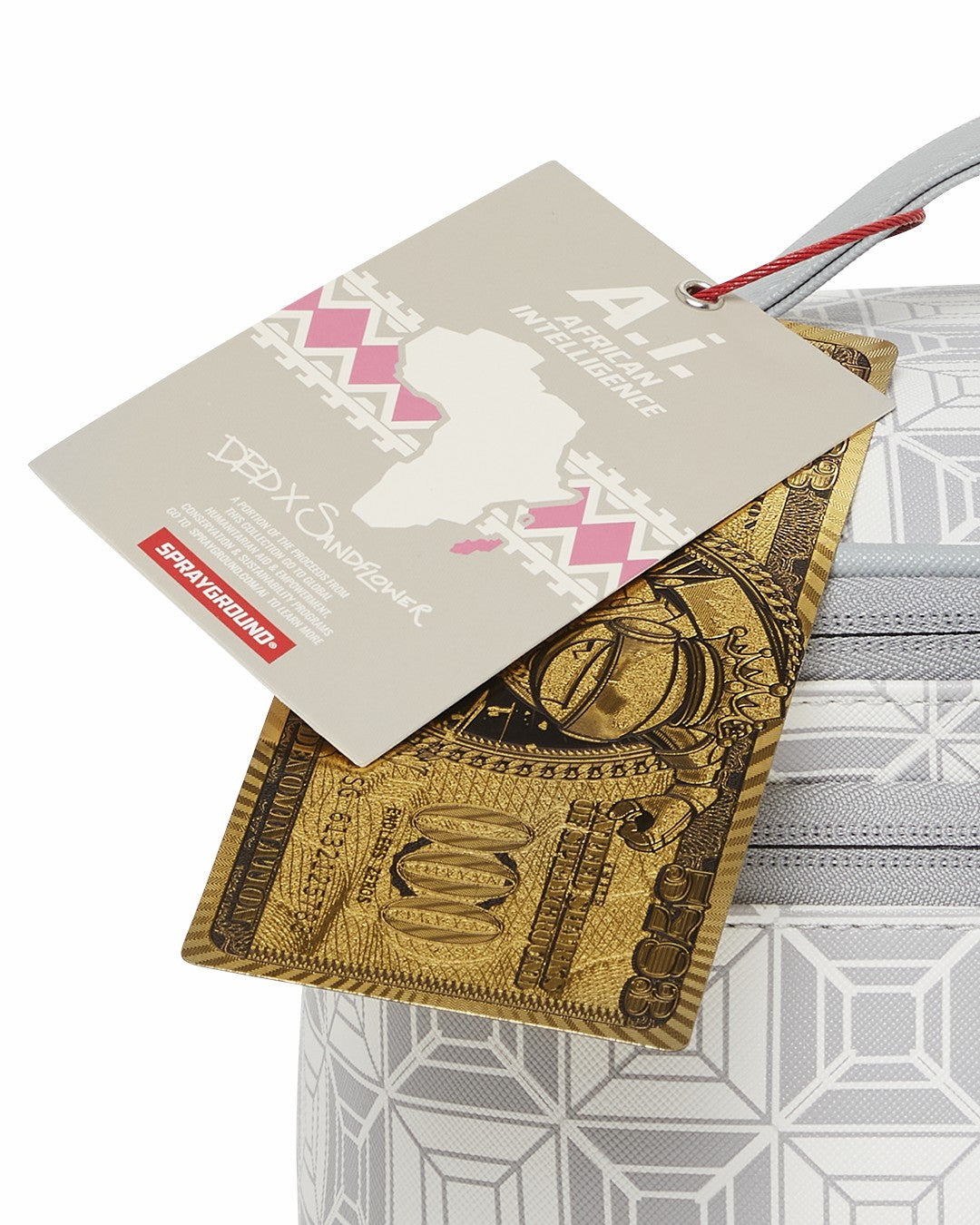 A.I.8 AFRICAN INTELLIGENCE BOOKED & BUSY COSMETIC CASE | Sprayground Exclusive Deal