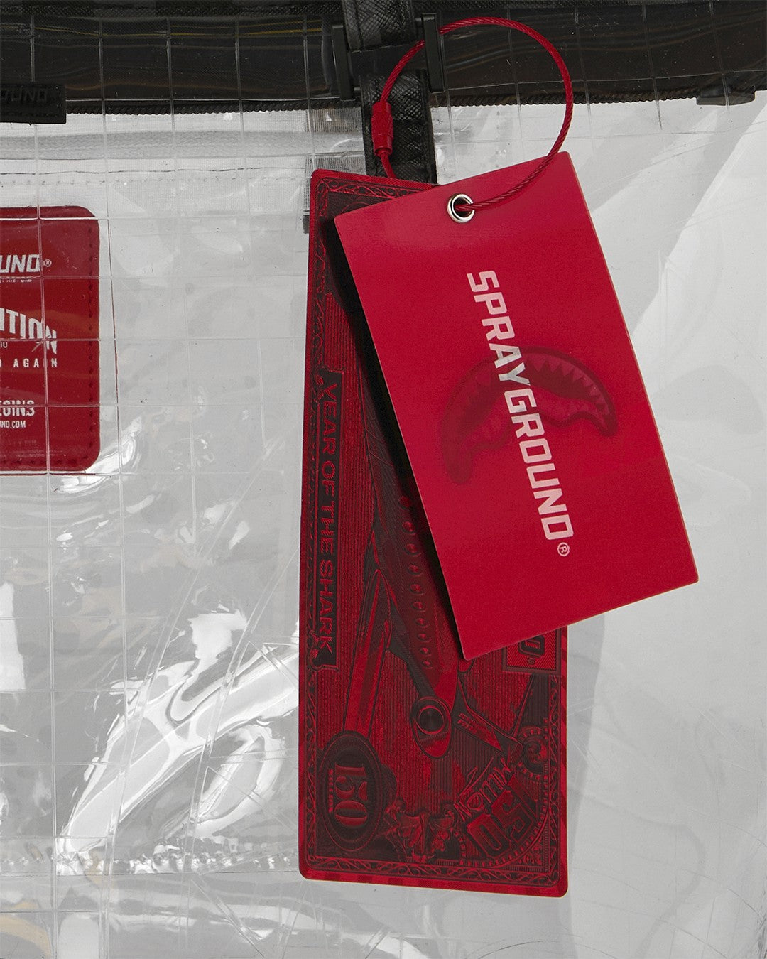 FULLY CLEAR SHARKS IN PARIS TOTE | Sprayground Special Offer