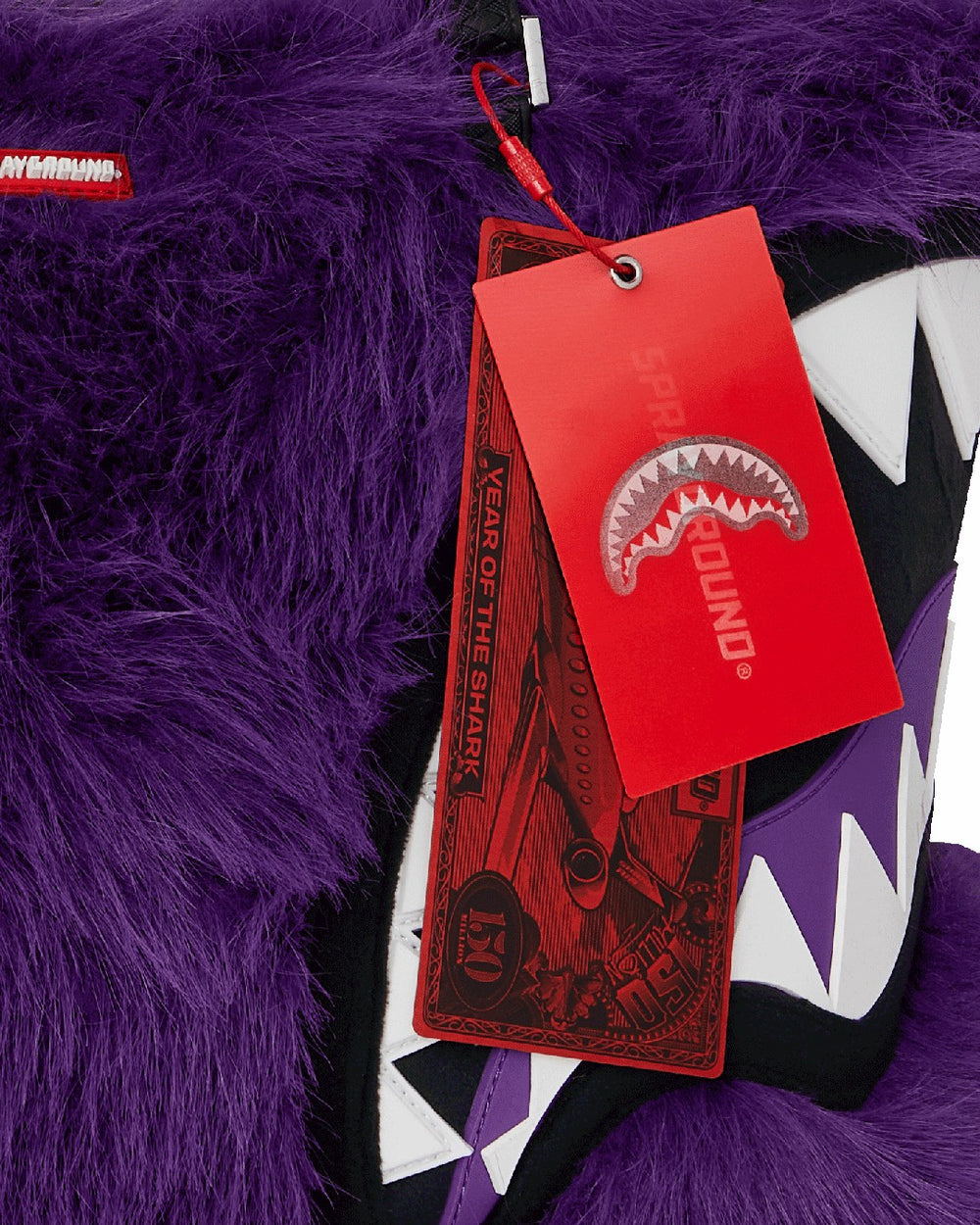 FURZILLA SHARK (PURP) TOTE | Sprayground Bargain