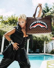 SAWTOOTH SHARKS IN PARIS TORTUGA TOTE | Sprayground Bargain