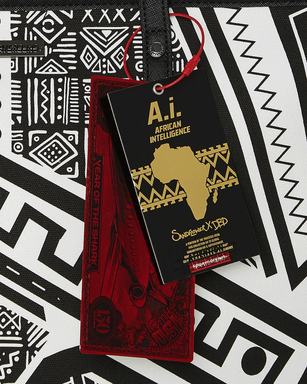 A.I. AFRICAN INTELLIGENCE THE SKYHAWK WING TOTE - SANDFLOWER COLLAB | Sprayground Outlets
