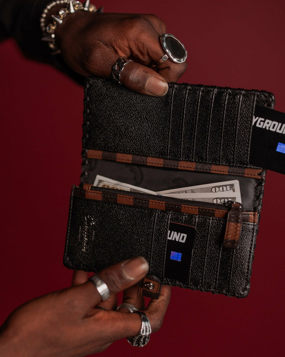 CHECKPOINT ROYALE SINGLE-FOLD WALLET | Sprayground Value Deal