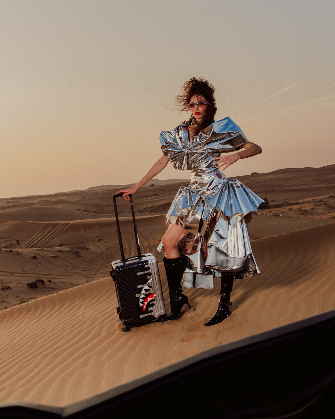 CHROME SPECTRE CARRY-ON LUGGAGE | Sprayground Savings