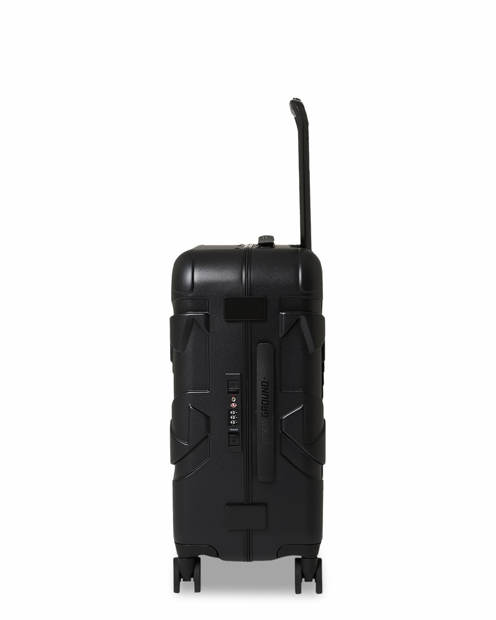 THE JOURNEY BEGINS SHARKITECTURE CARRY-ON LUGGAGE BLACK WITH EXTRA STI | Sprayground On Sale