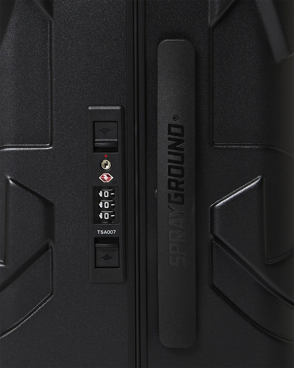 THE JOURNEY BEGINS SHARKITECTURE CARRY-ON LUGGAGE BLACK WITH EXTRA STI | Sprayground On Sale