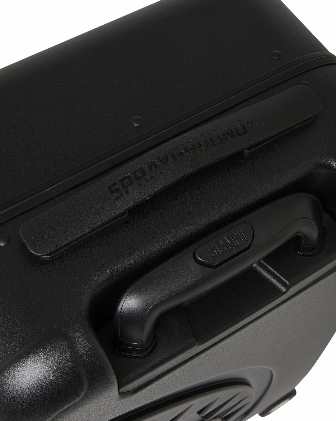 THE JOURNEY BEGINS SHARKITECTURE CARRY-ON LUGGAGE BLACK WITH EXTRA STI | Sprayground On Sale
