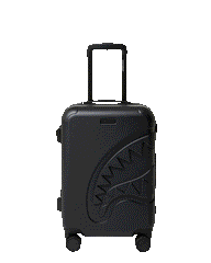 THE JOURNEY BEGINS SHARKITECTURE CARRY-ON LUGGAGE BLACK WITH EXTRA STI | Sprayground On Sale