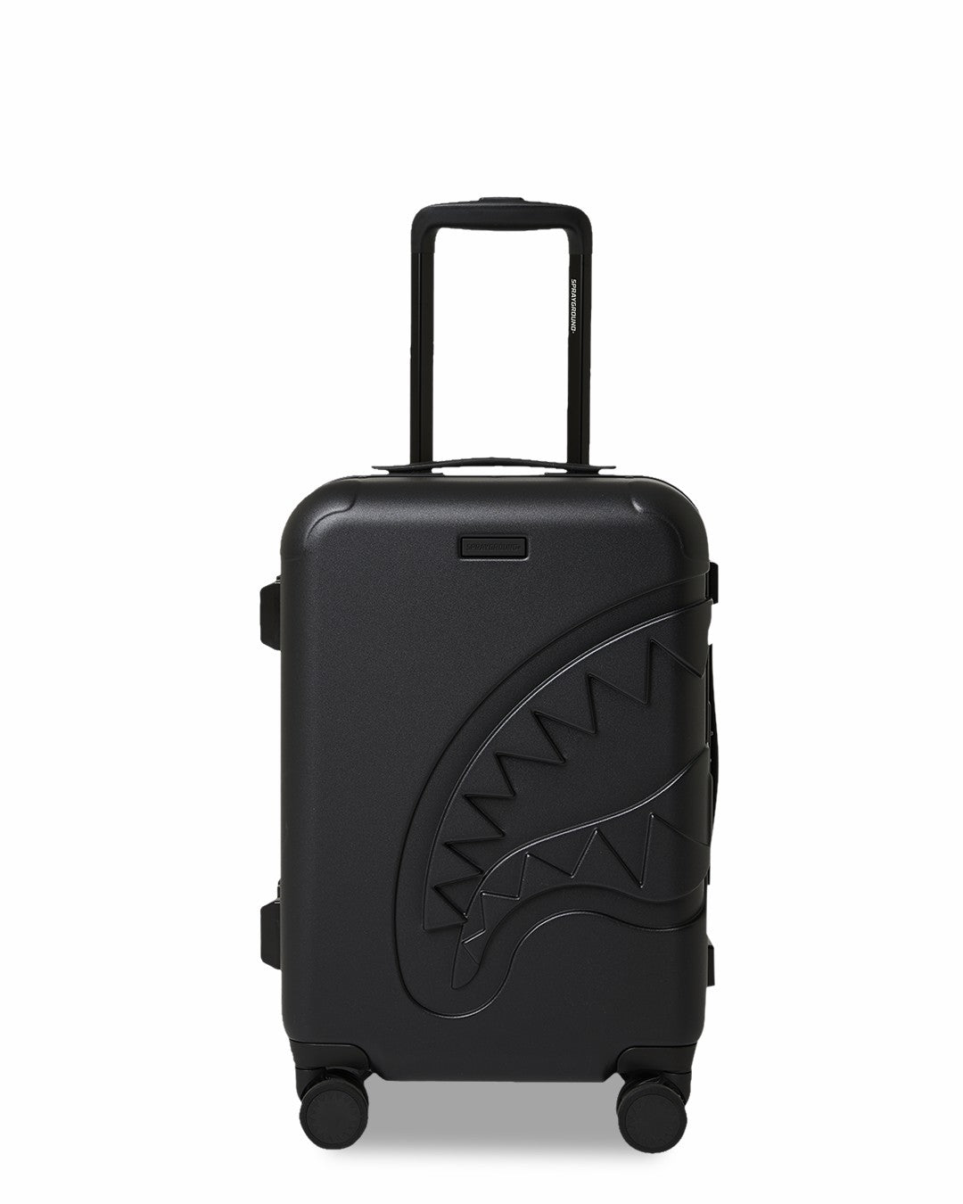 THE JOURNEY BEGINS SHARKITECTURE CARRY-ON LUGGAGE BLACK WITH EXTRA STI | Sprayground On Sale
