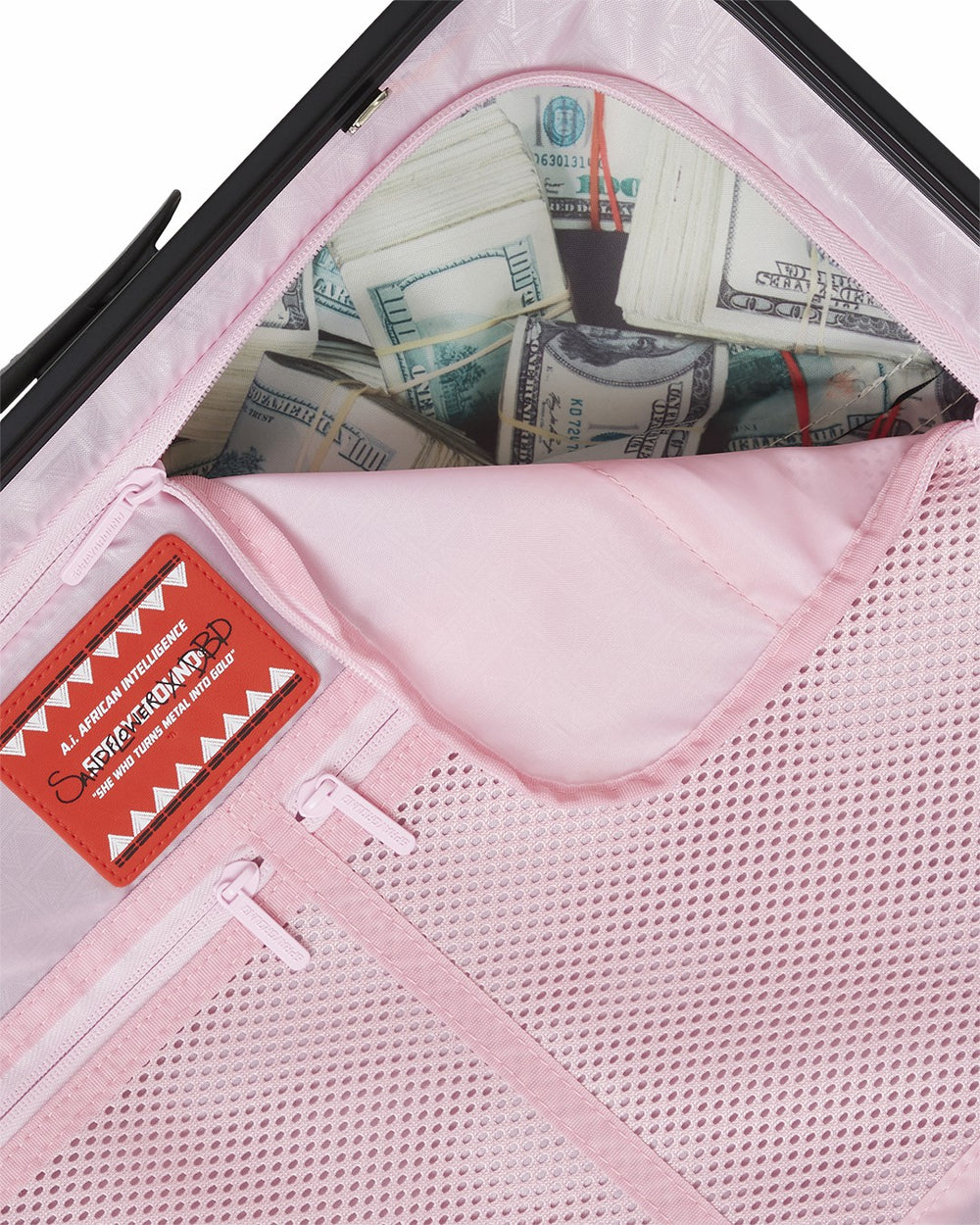 A.I. AFRICAN INTELLIGENCE ELEGANT ENERGY SHARKITECTURE CARRY-ON LUGGAG | Sprayground Hot Deal