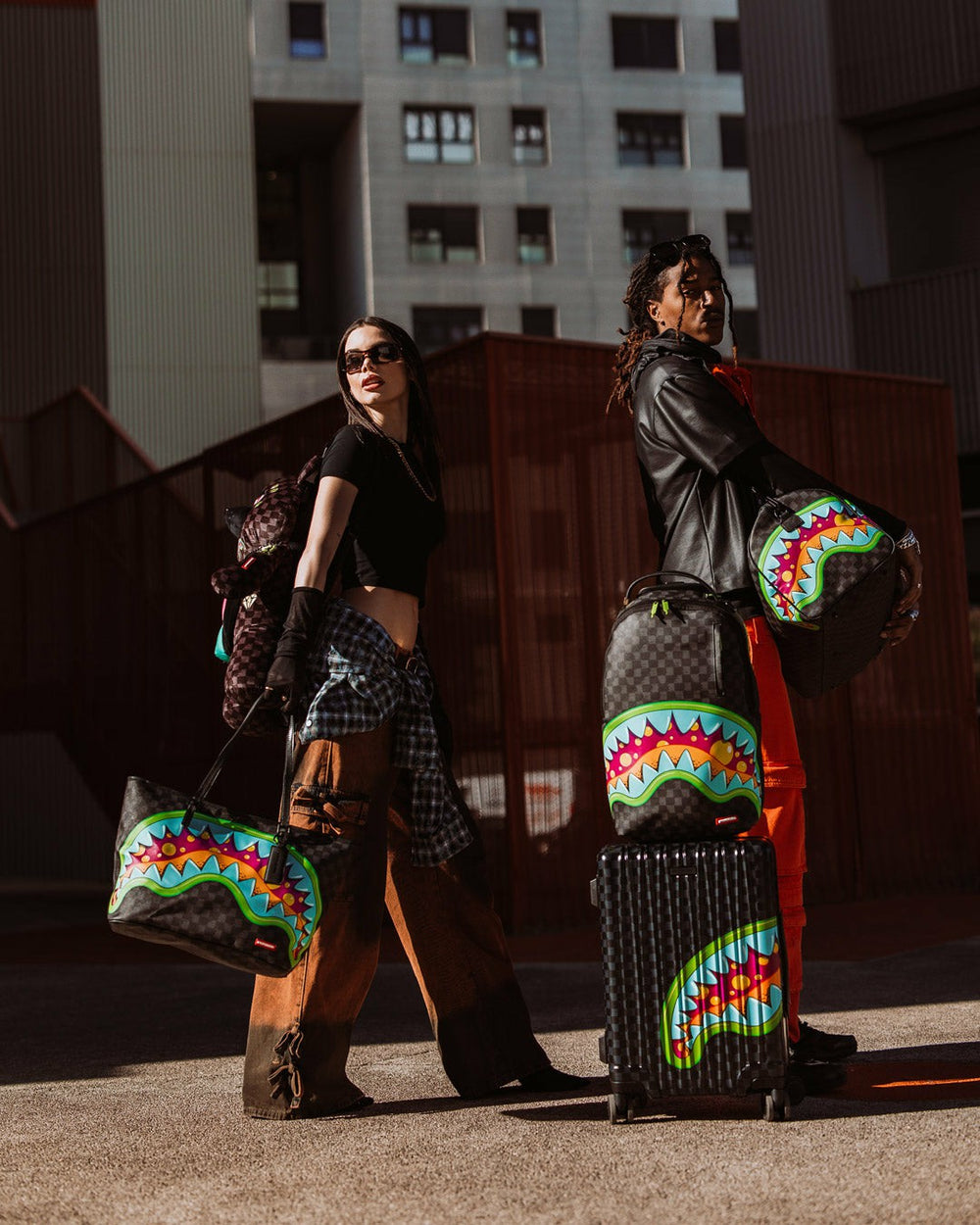 SLIME TAKEOVER HARD SHELL CARRY-ON LUGGAGE | Sprayground Bargain