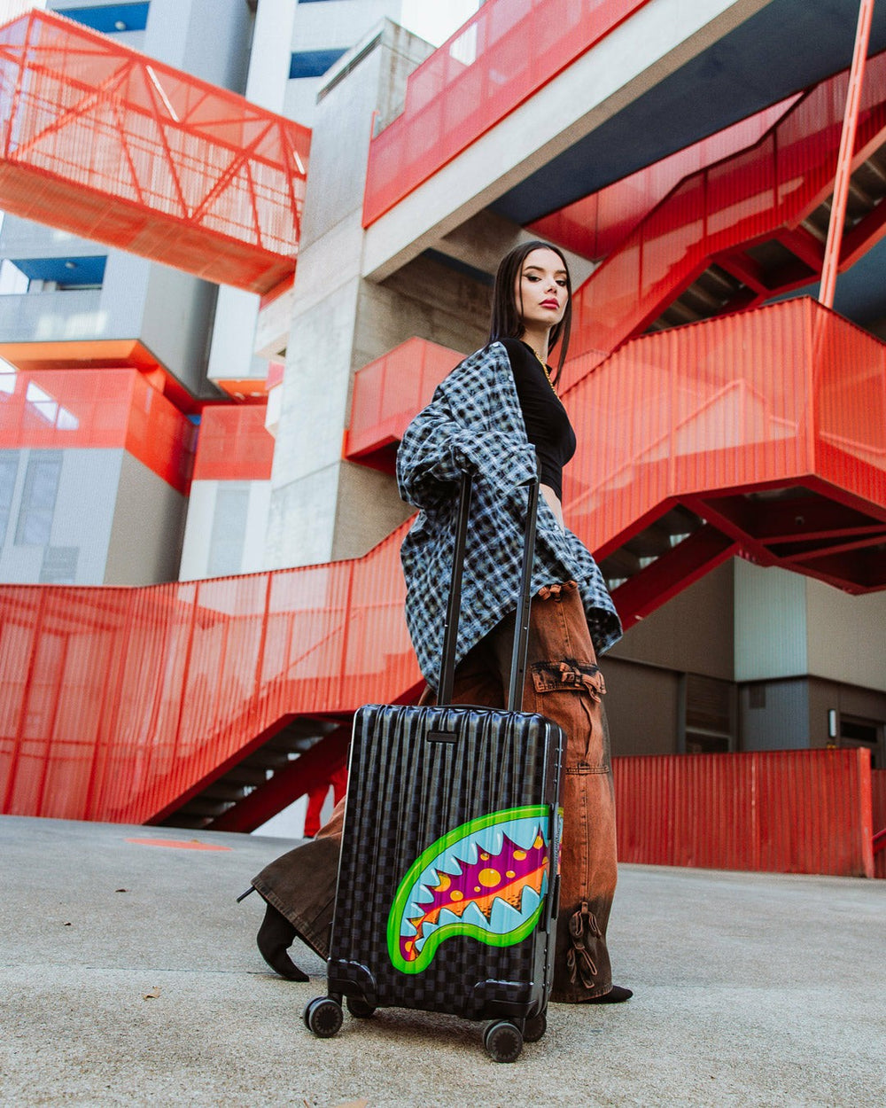 SLIME TAKEOVER HARD SHELL CARRY-ON LUGGAGE | Sprayground Bargain