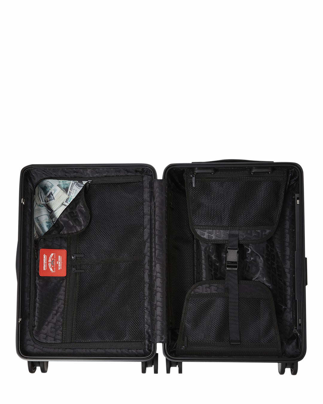 MIDNIGHT MAGIC SHARKS IN PARIS HARD SHELL CARRY-ON LUGGAGE | Sprayground Discounted