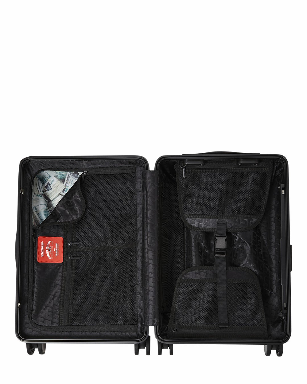 MIDNIGHT MAGIC SHARKS IN PARIS HARD SHELL CARRY-ON LUGGAGE | Sprayground Discounted