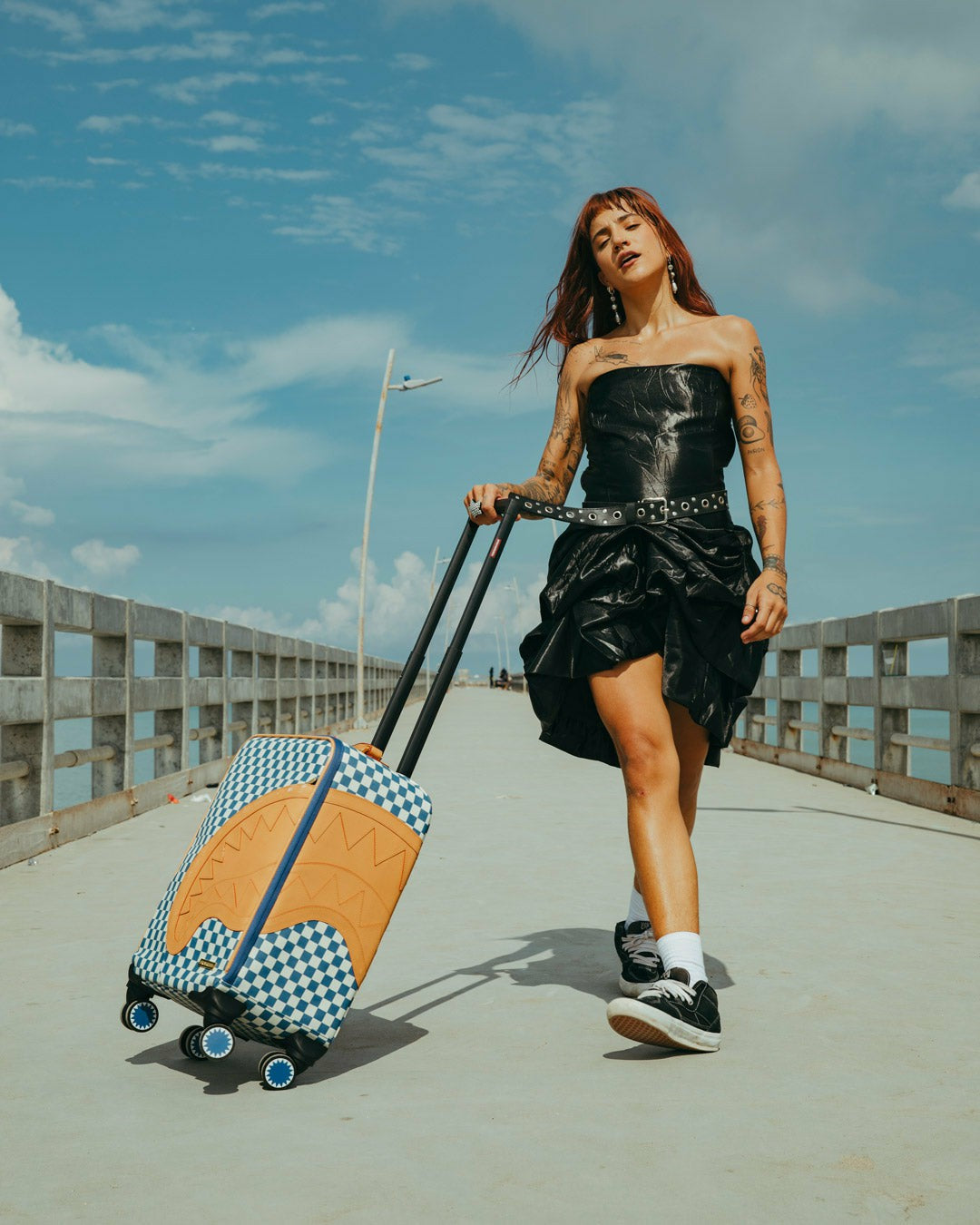 NEW SHARK YACHT CLUB IMPERIAL CARRY-ON LUGGAGE | Sprayground Exclusive Deal