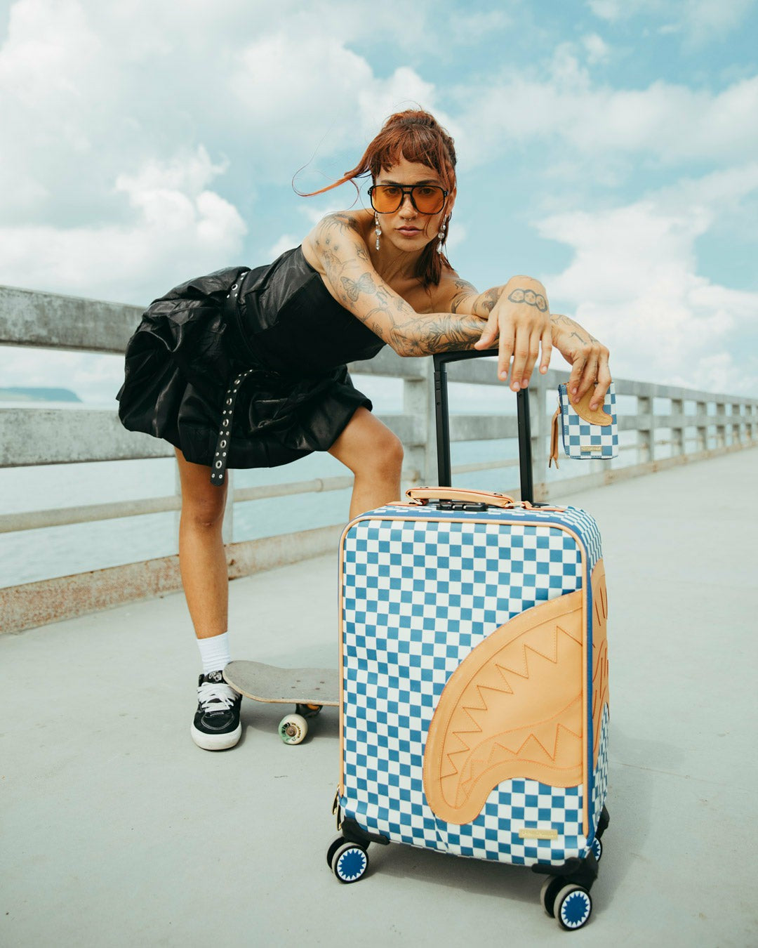 NEW SHARK YACHT CLUB IMPERIAL CARRY-ON LUGGAGE | Sprayground Exclusive Deal