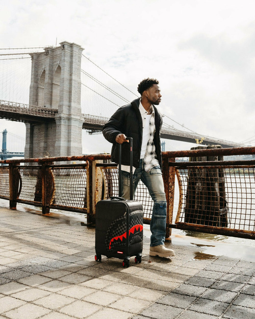 SNOWWSTORM PUFFER IMPERIAL CARRY-ON LUGGAGE | Sprayground Hot Deal