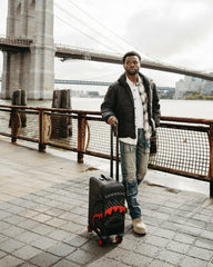 SNOWWSTORM PUFFER IMPERIAL CARRY-ON LUGGAGE | Sprayground Hot Deal