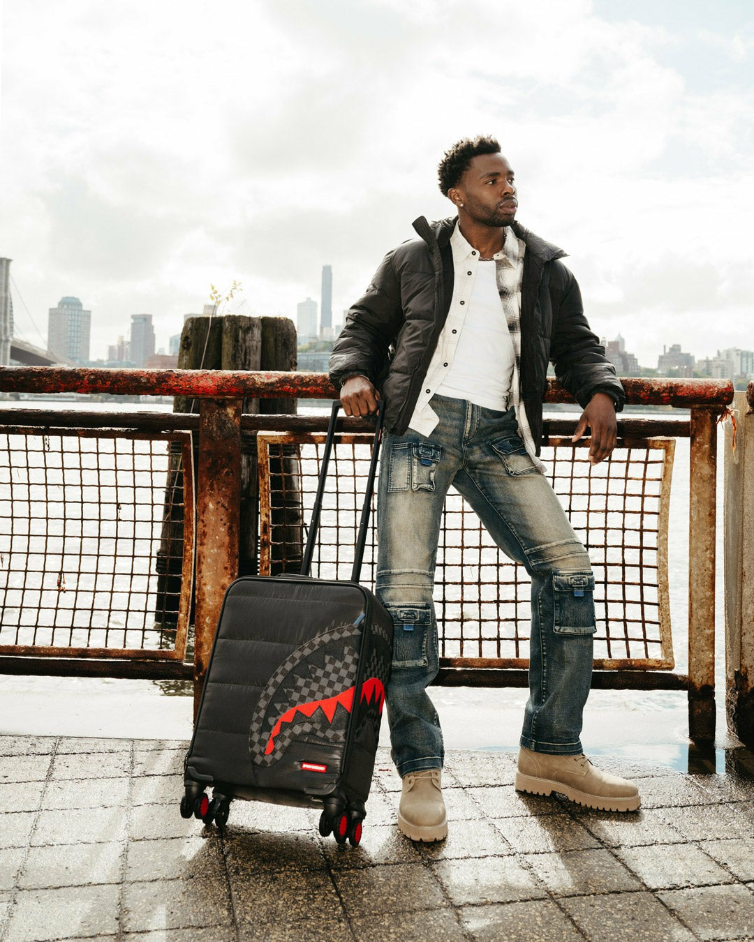 SNOWWSTORM PUFFER IMPERIAL CARRY-ON LUGGAGE | Sprayground Hot Deal