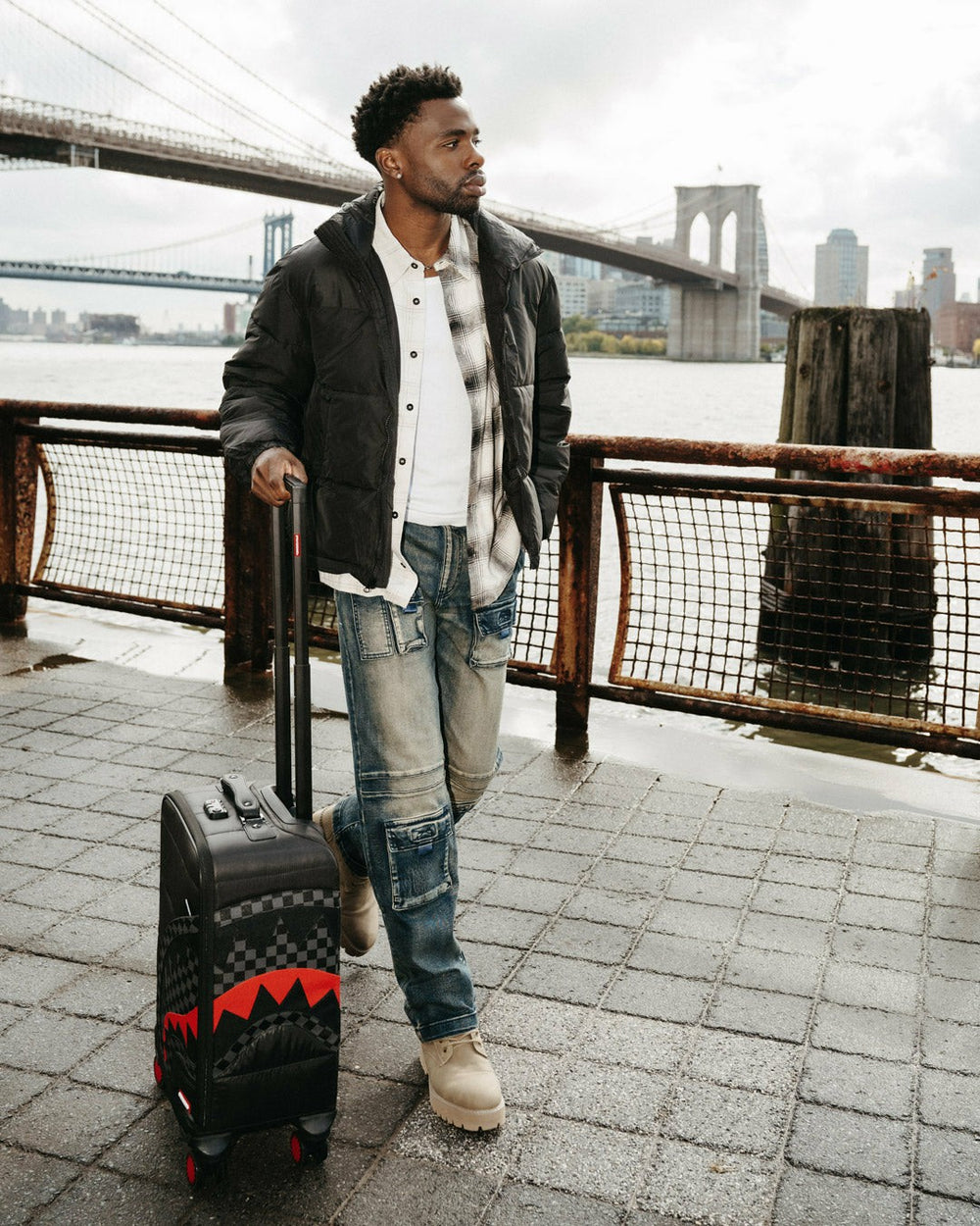 SNOWWSTORM PUFFER IMPERIAL CARRY-ON LUGGAGE | Sprayground Hot Deal