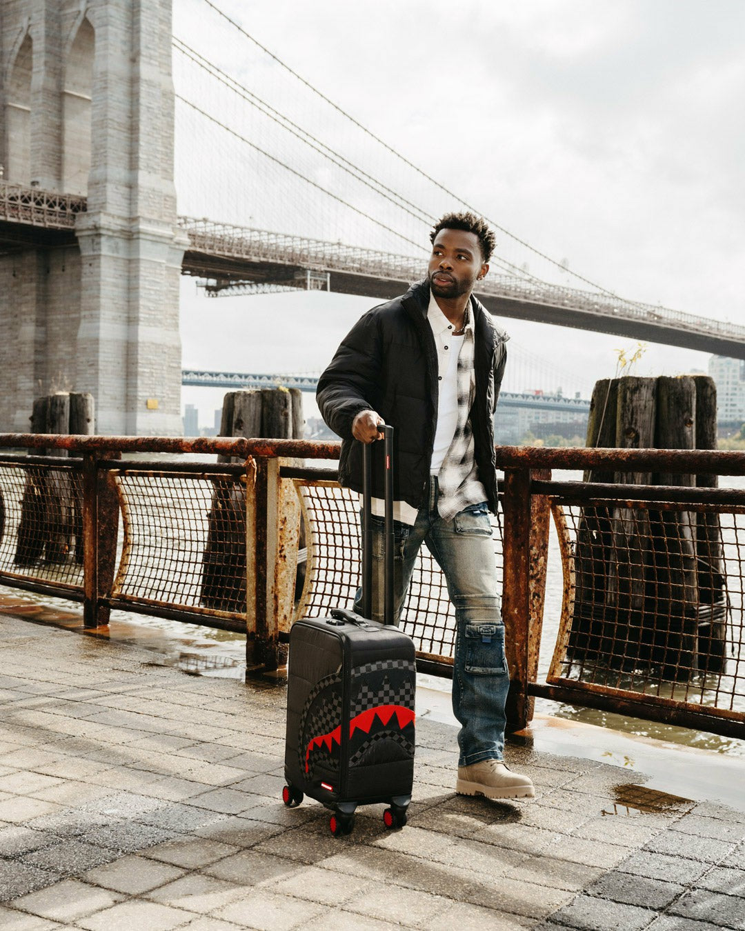 SNOWWSTORM PUFFER IMPERIAL CARRY-ON LUGGAGE | Sprayground Hot Deal