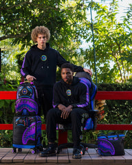 A.I. BROOKLYN & BEYOND - SANDFLOWER COLLAB IMPERIAL CARRY-ON LUGGAGE | Sprayground Limited Offer