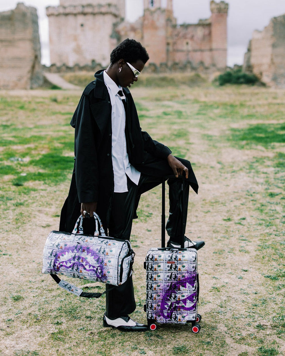 BILLIONS IN THE BANK HARD SHELL CARRY-ON LUGGAGE | Sprayground Special Offer