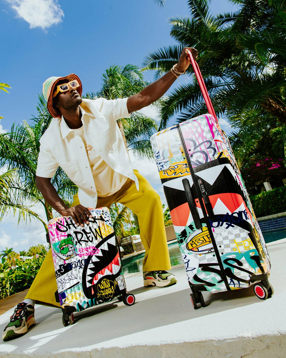 CREATE ANOTHER DAY SHARKNAUTICS HARDSHELL CARRY-ON LUGGAGE | Sprayground Limited Offer