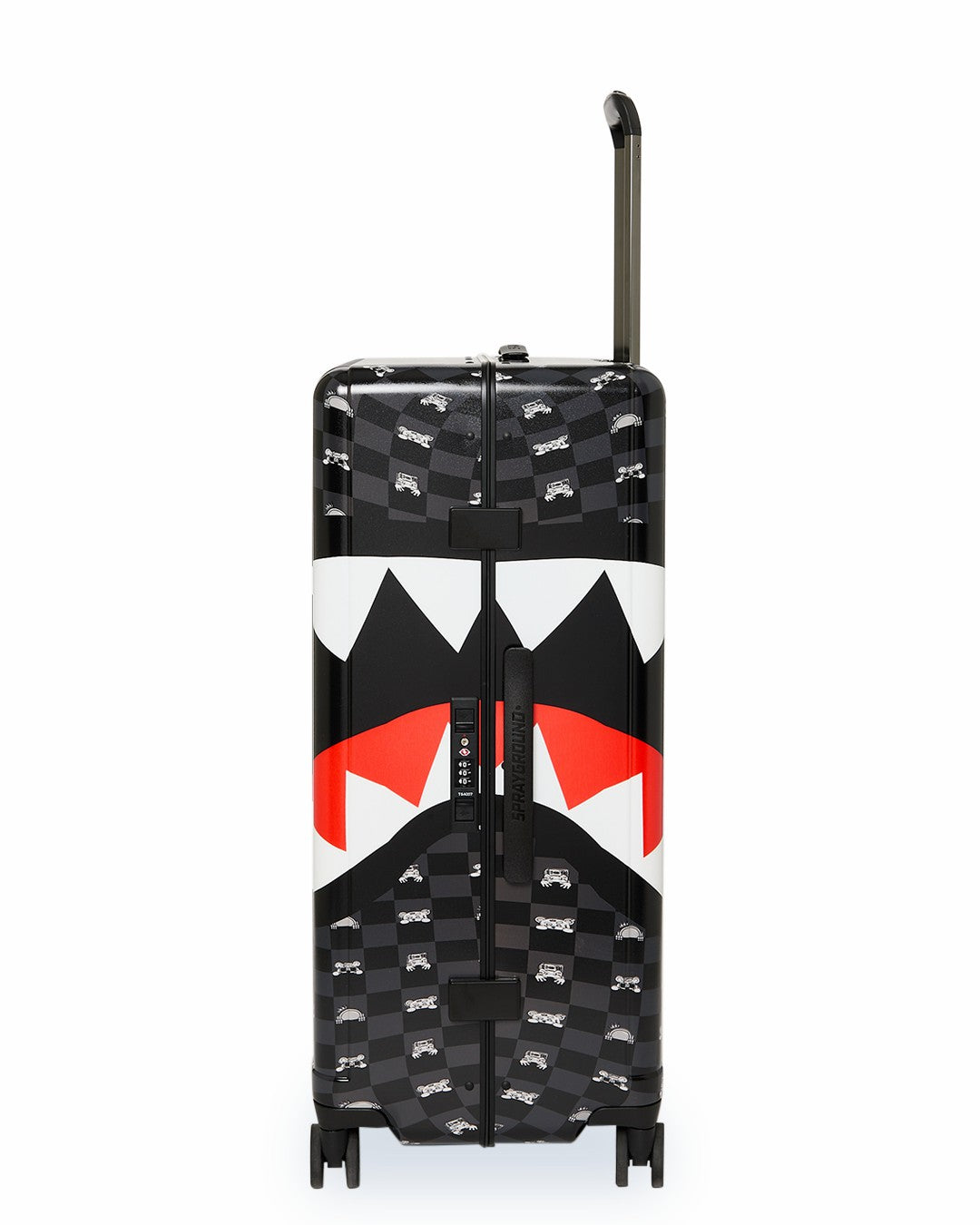 SHARK MOB HIDEOUT FULL-SIZE LUGGAGE | Sprayground Bargain