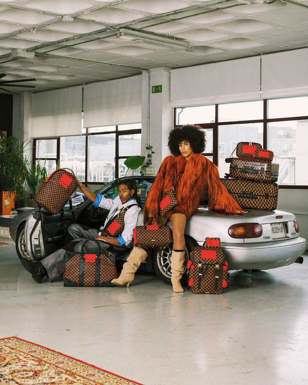 KATANA CHECK BOSS FULL-SIZE LUGGAGE | Sprayground Savings