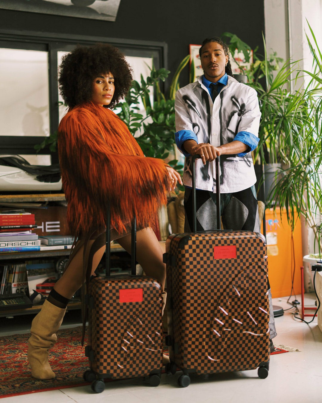KATANA CHECK BOSS FULL-SIZE LUGGAGE | Sprayground Savings