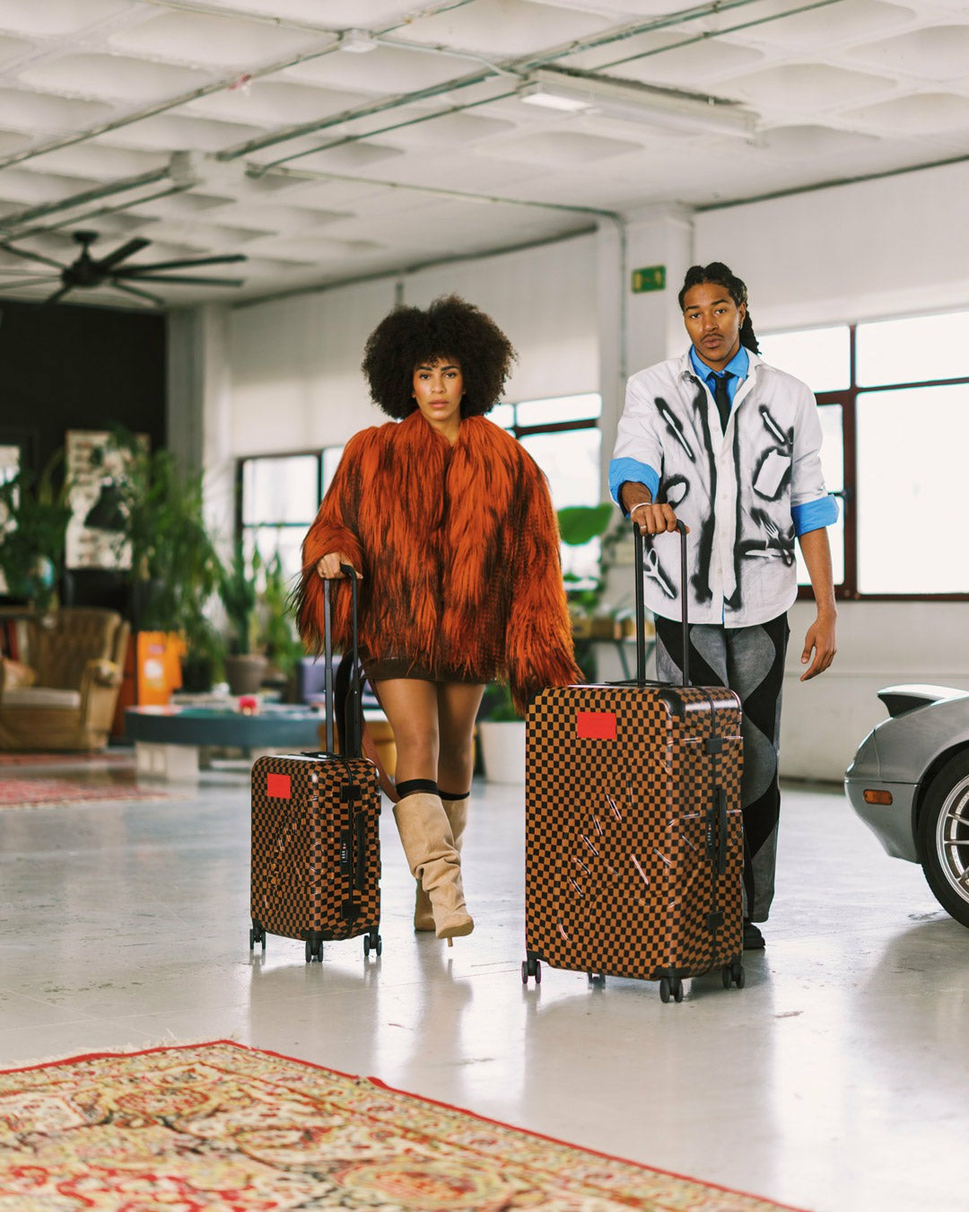 KATANA CHECK BOSS FULL-SIZE LUGGAGE | Sprayground Savings