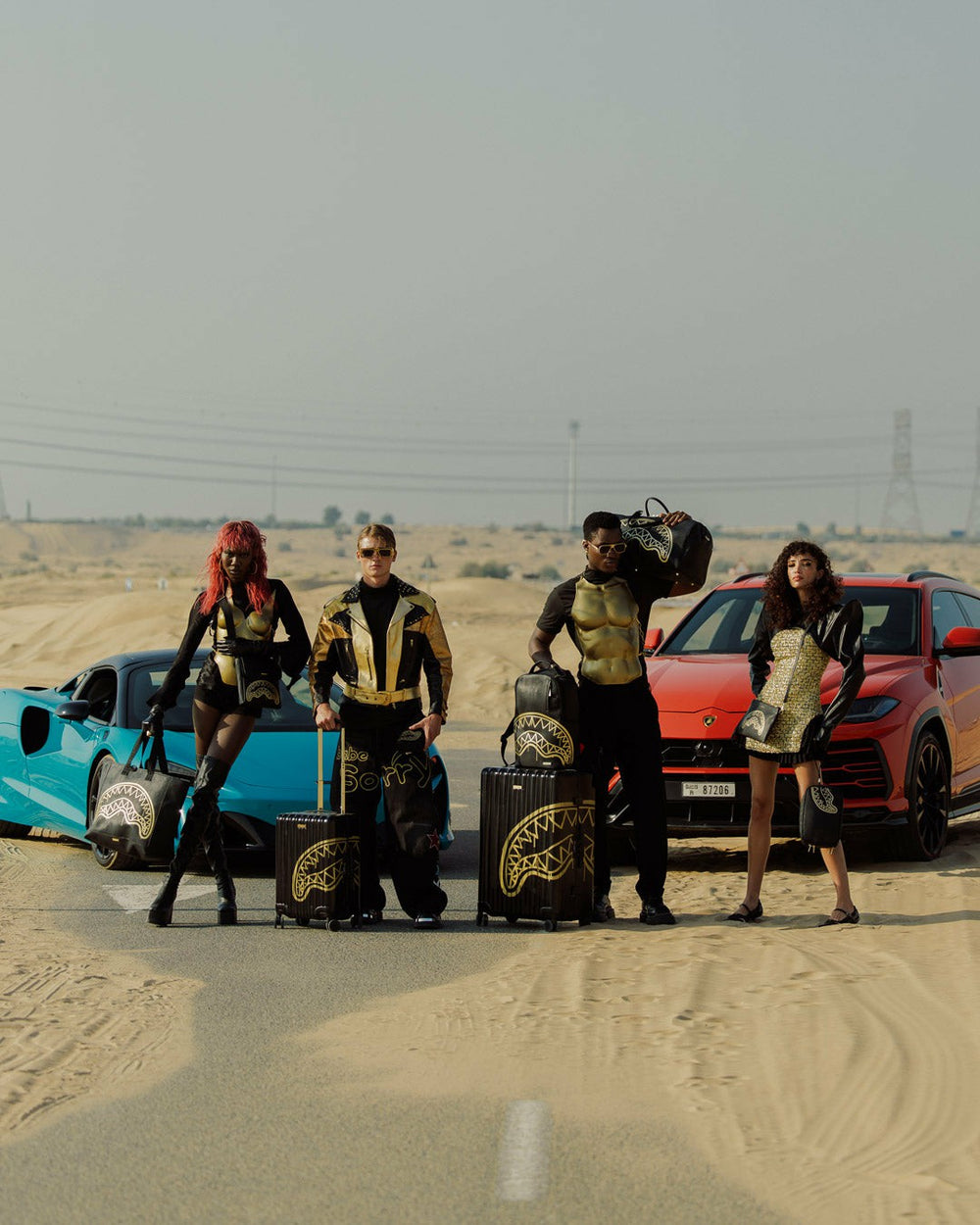 GOLD FANG FULL-SIZE LUGGAGE | Sprayground Exclusive Deal