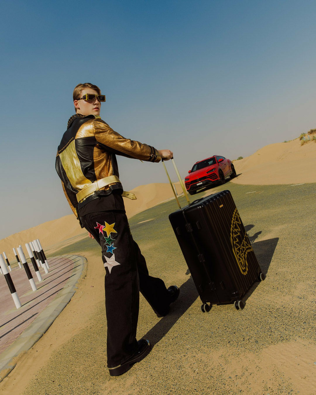 GOLD FANG FULL-SIZE LUGGAGE | Sprayground Exclusive Deal