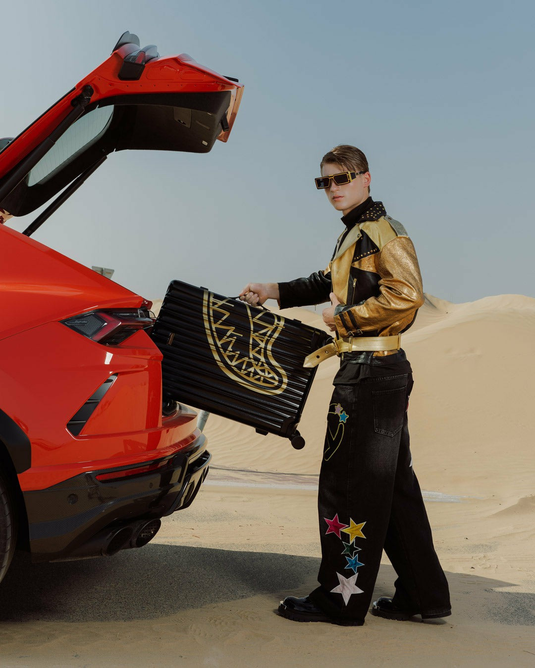 GOLD FANG FULL-SIZE LUGGAGE | Sprayground Exclusive Deal