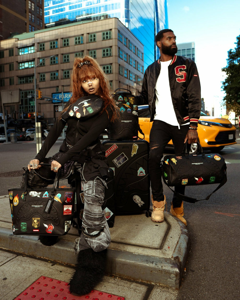 THE JOURNEY BEGINS SHARKITECTURE FULL-SIZE LUGGAGE | Sprayground Special Offer