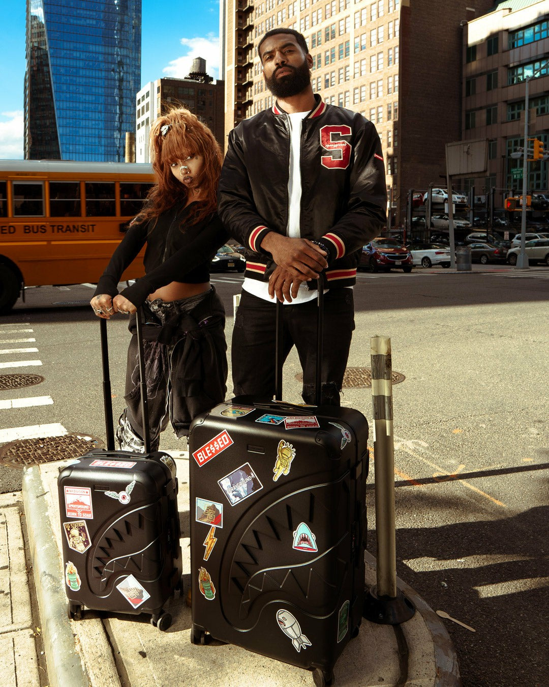 THE JOURNEY BEGINS SHARKITECTURE FULL-SIZE LUGGAGE | Sprayground Special Offer