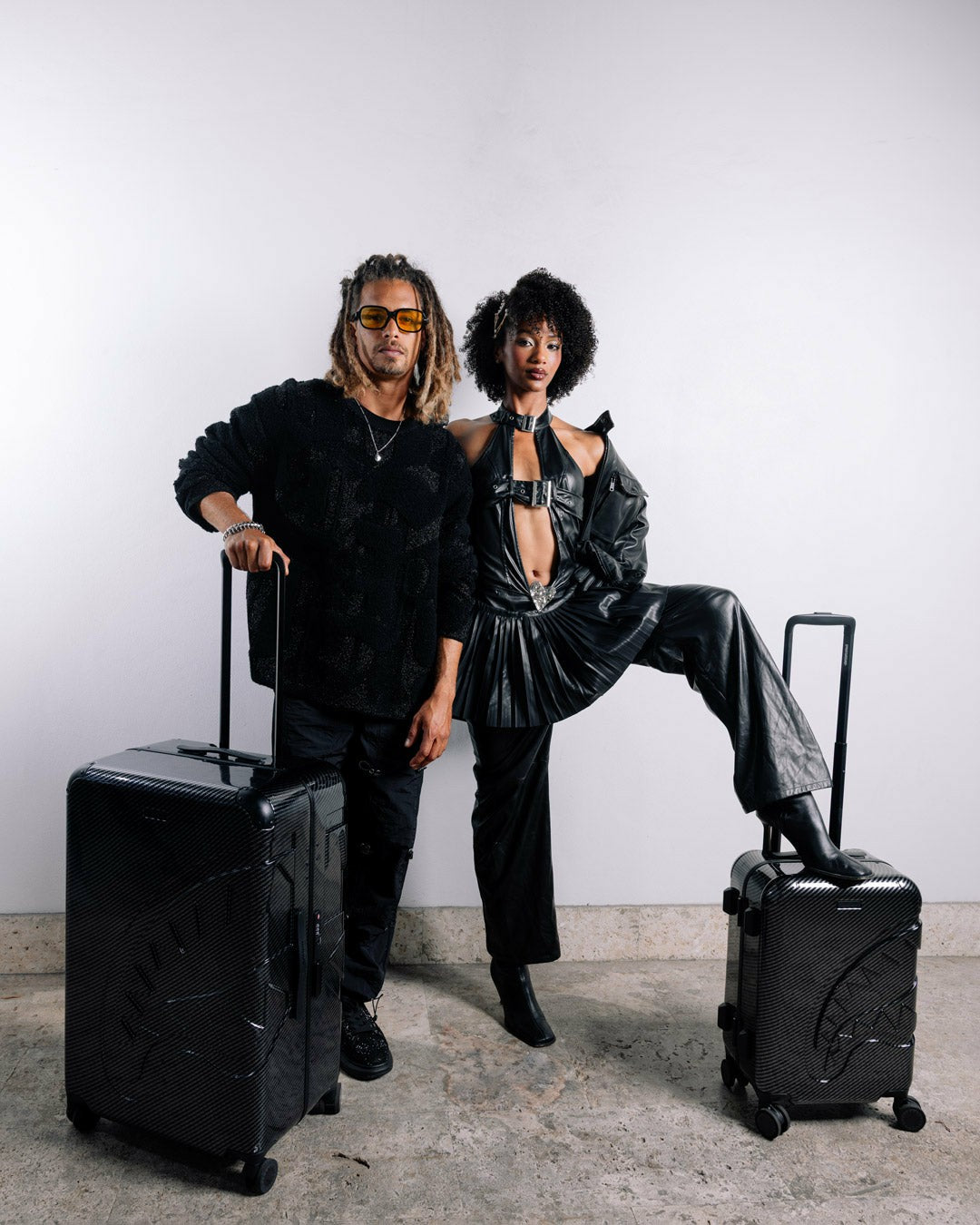 NIGHTFALL SHARKITECTURE FULL-SIZE LUGGAGE | Sprayground On Sale