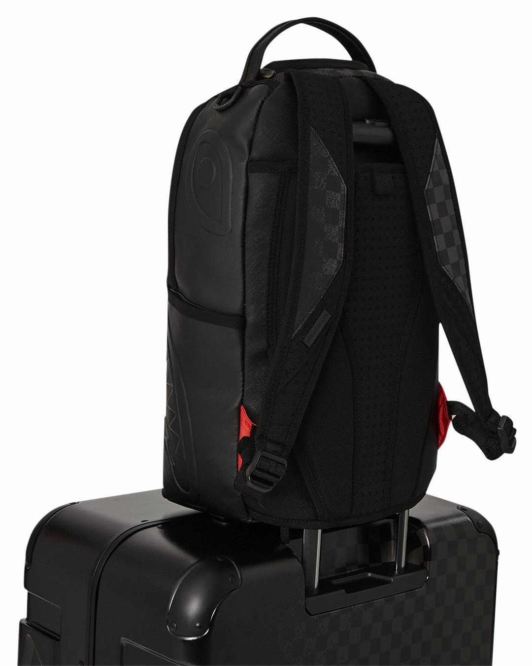 NIGHTSHARKS WORLDWIDE SHARKITECTURE FULL SIZE LUGGAGE | Sprayground Discounted