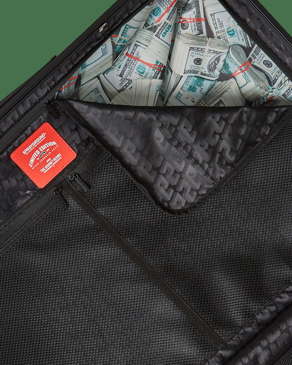 NIGHTSHARKS WORLDWIDE SHARKITECTURE FULL SIZE LUGGAGE | Sprayground Discounted