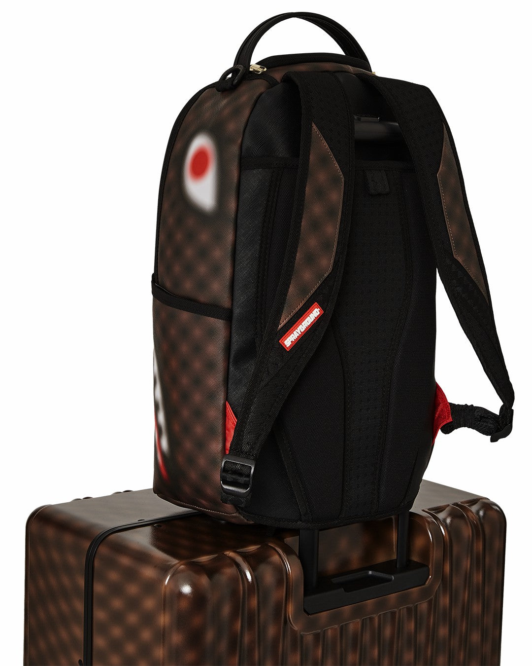 SHARKS IN PARIS BLUR EFFECT FULL SIZE LUGGAGE | Sprayground Value Deal